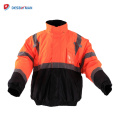 High Visibility Warm Waterproof Contrast Road Safety Jackets with 3M Reflective Tapes and Tool Pockets Winter Class 3